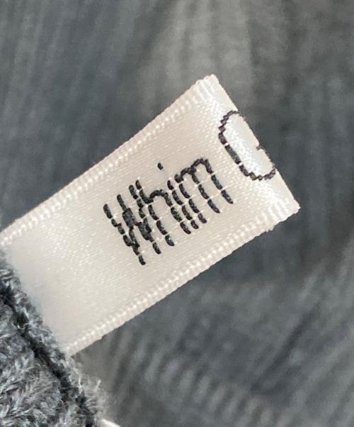 Whim Gazette（ウィムガゼット）Whim Gazette (ウィムガゼット) ZIPリブスカート グレー サイズ:Freeの古着・服飾アイテム