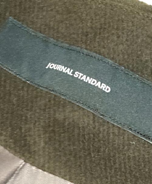 JOURNAL STANDARD（ジャーナルスタンダード）JOURNAL STANDARD (ジャーナルスタンダード) クルーネックミドルショートコート オリーブ サイズ:Sの古着・服飾アイテム