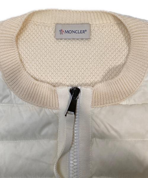 MONCLER（モンクレール）MONCLER (モンクレール) MAGLIONE TRICOT ALLA COREANA ベージュ サイズ:Mの古着・服飾アイテム