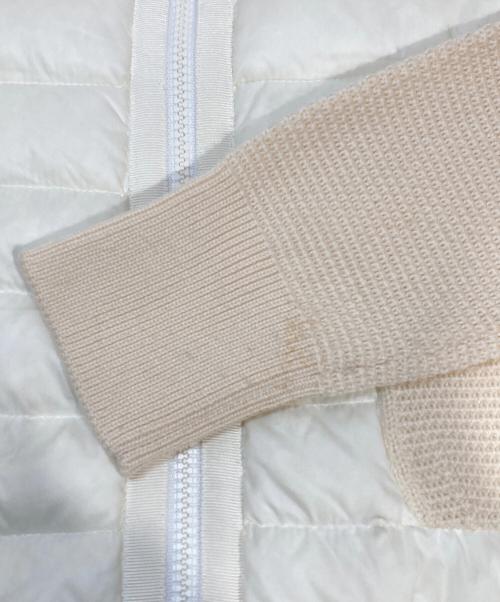 MONCLER（モンクレール）MONCLER (モンクレール) MAGLIONE TRICOT ALLA COREANA ベージュ サイズ:Mの古着・服飾アイテム