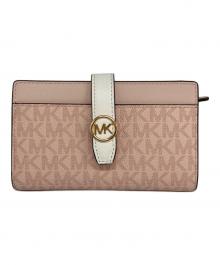 MICHAEL KORS（マイケル・コース）の古着「2つ折り財布」｜ピンク