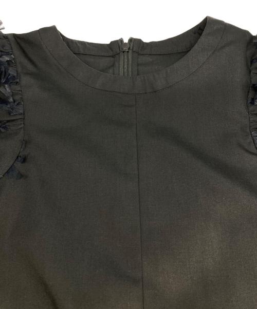 OHGA（オオガ）OHGA (オオガ) RUBAN ルバン パフスリーブ ブラウス ブラック サイズ:Freeの古着・服飾アイテム