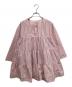 YORI（ヨリ）の古着「ストライプティアードチュニック」｜ピンク