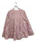 YORI (ヨリ) ストライプティアードチュニック ピンク サイズ:free：15000円