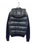 MONCLER (モンクレール) MAGLIONE TRICOT CARDIGAN ネイビー×ブラック サイズ:S：47000円