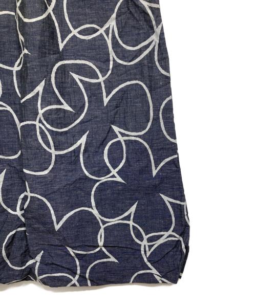 SOU・SOU（ソウソウ）SOU・SOU (ソウソウ) 京型友禅染リネンスカート ネイビー サイズ:Fの古着・服飾アイテム