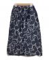 SOU・SOU (ソウソウ) 京型友禅染リネンスカート ネイビー サイズ:F：6000円