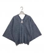 SOU・SOUソウソウ）の古着「小袖貫頭衣 ウールカットソー」｜ネイビー