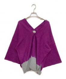 SOU・SOU（ソウソウ）の古着「たばた絞り はつき」｜パープル×グレー