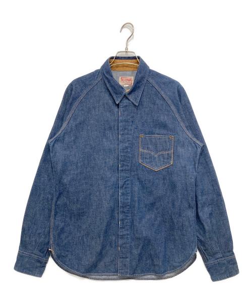 Deluxeware（デラックスウェア）DELUXEWARE (デラックスウェア) デニムシャツ インディゴ サイズ:XLの古着・服飾アイテム