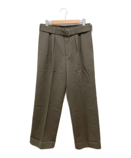 edition（エディション）Edition (エディション) スラックス カーキ サイズ:Mの古着・服飾アイテム