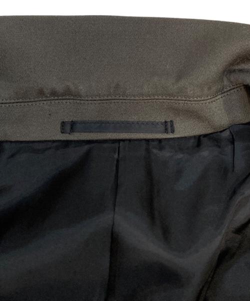 edition（エディション）Edition (エディション) ヴィンテージサテン 2Bテーラードジャケット カーキ サイズ:Mの古着・服飾アイテム