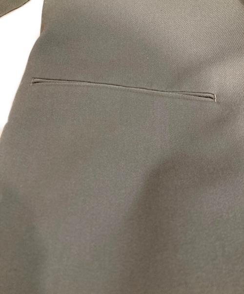 edition（エディション）Edition (エディション) ヴィンテージサテン 2Bテーラードジャケット カーキ サイズ:Mの古着・服飾アイテム