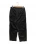 edition (エディション) ポプリン ニーパッチペインターパンツ ブラック サイズ:M：5000円