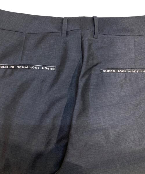 TOMORROW LAND（トゥモローランド）TOMORROW LAND (トゥモローランド) モヘヤウールトロピカル 3プリーツデザインパンツ グレー サイズ:Mの古着・服飾アイテム