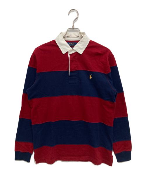 POLO RALPH LAUREN（ポロ・ラルフローレン）POLO RALPH LAUREN (ポロ・ラルフローレン) ラガーシャツ レッド×ネイビー サイズ:Mの古着・服飾アイテム