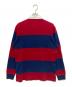 POLO RALPH LAUREN (ポロ・ラルフローレン) ラガーシャツ レッド×ネイビー サイズ:M：5000円