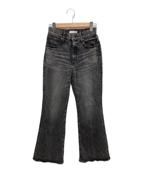 moussy（マウジー）moussy (マウジー) MVS BLACK FLARE デニムパンツ ブラック サイズ:26の古着・服飾アイテム
