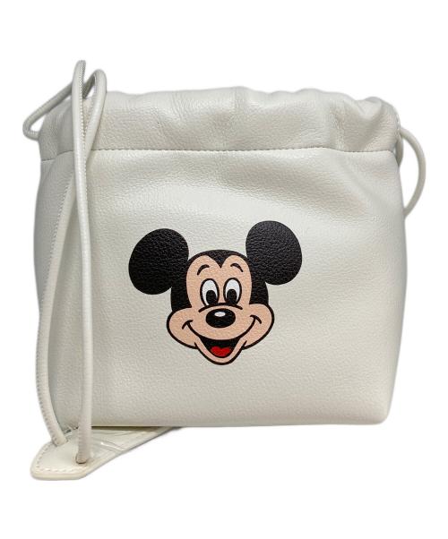 WCJ（ダブルシージェイ）WCJ (ダブルシージェイ) Disney (ディズニー) DRAWSTRING BAG(ミッキー) ホワイト 未使用品の古着・服飾アイテム
