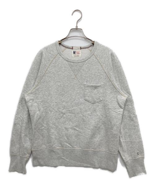 Champion（チャンピオン）Champion (チャンピオン) TODDSNYDER (トッドシュナイダー) ラグランスウェット グレー サイズ:Mの古着・服飾アイテム