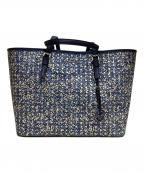 MICHAEL KORSマイケル・コース）の古着「JET SET TRAVEL ラージ キャリーオールトート」｜ブルー