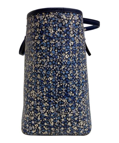 MICHAEL KORS（マイケル・コース）MICHAEL KORS (マイケル・コース) JET SET TRAVEL ラージ キャリーオールトート ブルーの古着・服飾アイテム