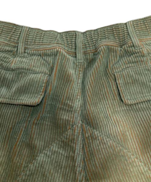 HUF（ハフ）HUF (ハフ) TWO CORD MIL TROUSER グリーン サイズ:XLの古着・服飾アイテム