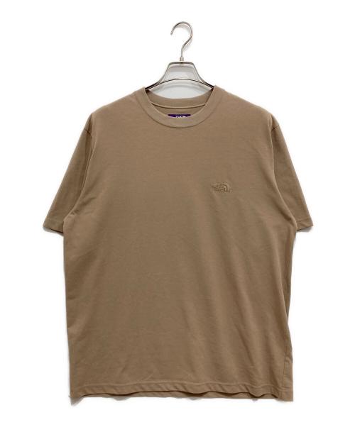 THE NORTHFACE PURPLELABEL（ザ・ノースフェイス パープルレーベル）THE NORTHFACE PURPLELABEL (ザ・ノースフェイス パープルレーベル) BEAMS (ビームス) 別注Tシャツ ベージュ サイズ:XLの古着・服飾アイテム