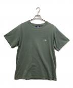 THE NORTHFACE PURPLELABELザ・ノースフェイス パープルレーベル）の古着「7oz H/S Logo Tee」｜カーキ