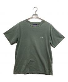 THE NORTHFACE PURPLELABEL（ザ・ノースフェイス パープルレーベル）の古着「7oz H/S Logo Tee」｜カーキ