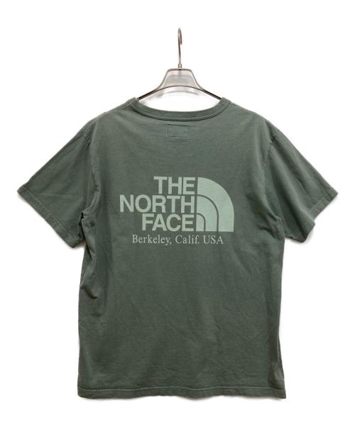 THE NORTHFACE PURPLELABEL（ザ・ノースフェイス パープルレーベル）THE NORTHFACE PURPLELABEL (ザ・ノースフェイス パープルレーベル) 7oz H/S Logo Tee カーキ サイズ:XLの古着・服飾アイテム