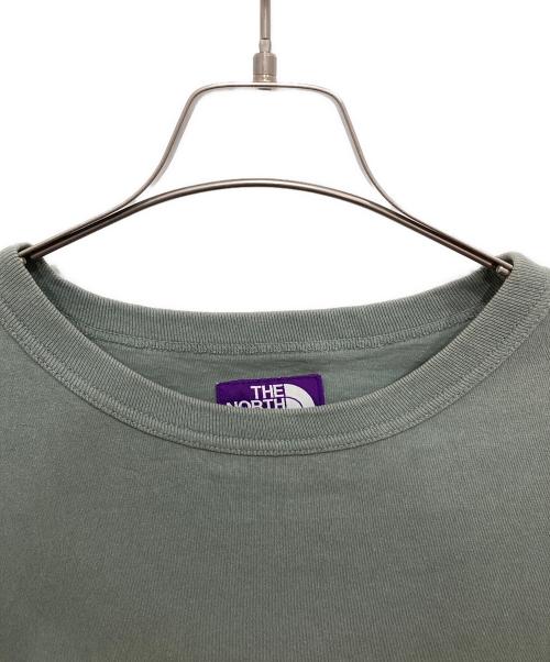THE NORTHFACE PURPLELABEL（ザ・ノースフェイス パープルレーベル）THE NORTHFACE PURPLELABEL (ザ・ノースフェイス パープルレーベル) 7oz H/S Logo Tee カーキ サイズ:XLの古着・服飾アイテム