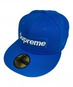 SUPREME×New Eraシュプリーム×ニューエラ）の古着「Sharpie Box Logo Cap」｜スカイブルー