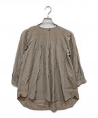 MORABITOモラビト）の古着「ギャザーブラウス」｜グレー