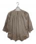 MORABITO (モラビト) ギャザーブラウス グレー サイズ:38：5000円