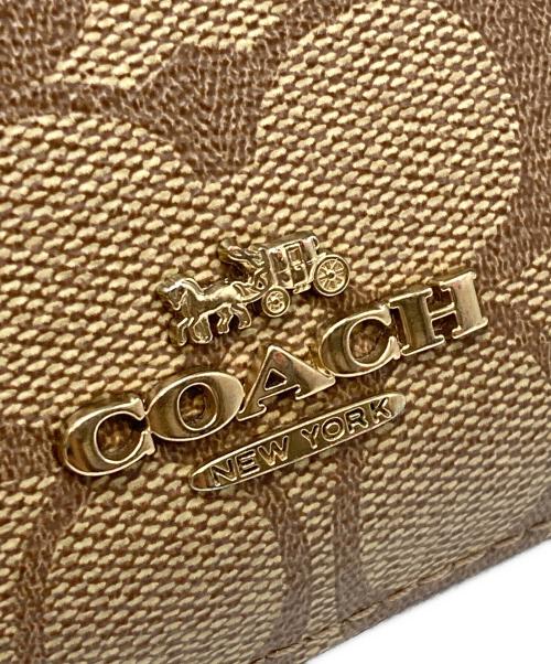 COACH（コーチ）COACH (コーチ) 2WAYショルダーバッグ ブラウン×ブラックの古着・服飾アイテム