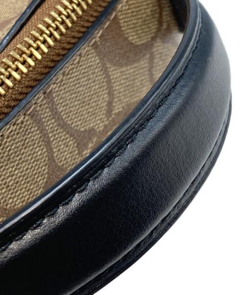 COACH（コーチ）COACH (コーチ) 2WAYショルダーバッグ ブラウン×ブラックの古着・服飾アイテム