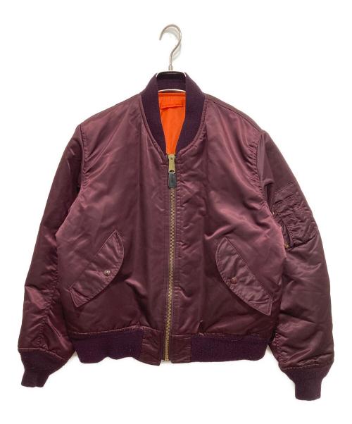 CORINTH（コリンス）CORINTH (コリンス) MA-1ジャケット ボルドー サイズ:Mの古着・服飾アイテム