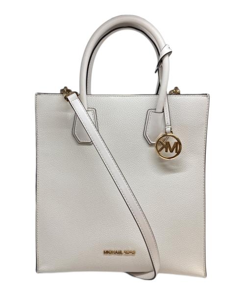 MICHAEL KORS（マイケル・コース）MICHAEL KORS (マイケル・コース) 2WAYバッグ ホワイトの古着・服飾アイテム