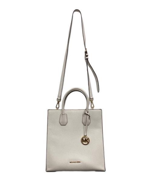 MICHAEL KORS（マイケル・コース）MICHAEL KORS (マイケル・コース) 2WAYバッグ ホワイトの古着・服飾アイテム