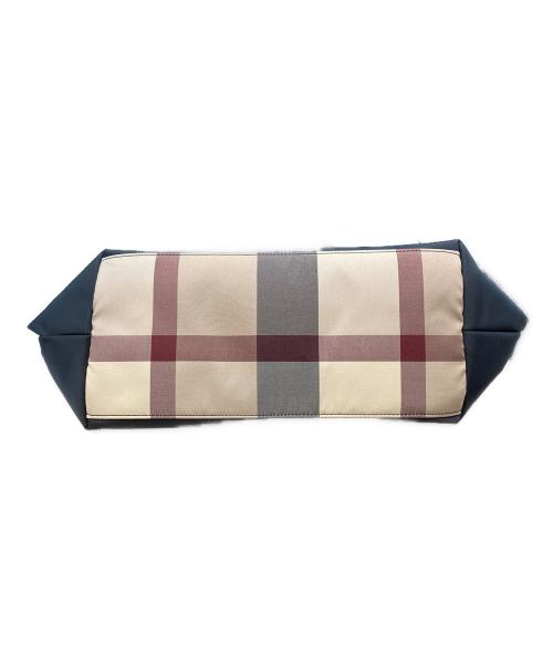 BLUE LABEL CRESTBRIDGE（ブルーレーベルクレストブリッジ）BLUE LABEL CRESTBRIDGE (ブルーレーベルクレストブリッジ) トートバッグ ネイビーの古着・服飾アイテム