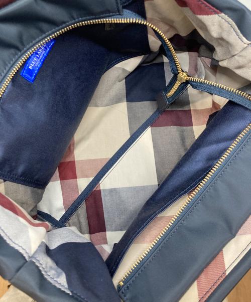 BLUE LABEL CRESTBRIDGE（ブルーレーベルクレストブリッジ）BLUE LABEL CRESTBRIDGE (ブルーレーベルクレストブリッジ) トートバッグ ネイビーの古着・服飾アイテム