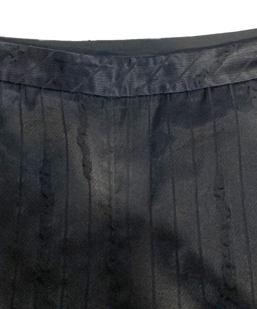 ARMANI EXCHANGE（アルマーニ エクスチェンジ）ARMANI EXCHANGE (アルマーニ エクスチェンジ) ラインロゴシアーパンツ ブラック サイズ:不明の古着・服飾アイテム