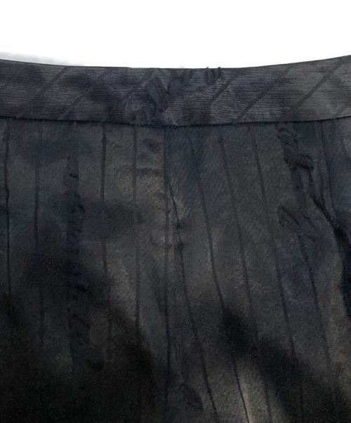 ARMANI EXCHANGE（アルマーニ エクスチェンジ）ARMANI EXCHANGE (アルマーニ エクスチェンジ) ラインロゴシアーパンツ ブラック サイズ:不明の古着・服飾アイテム