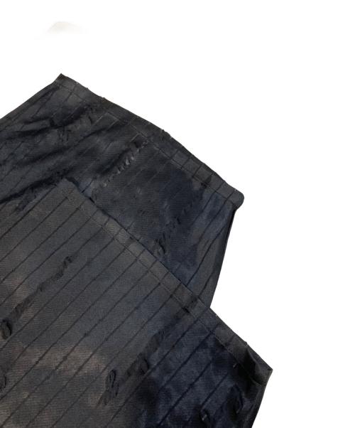 ARMANI EXCHANGE（アルマーニ エクスチェンジ）ARMANI EXCHANGE (アルマーニ エクスチェンジ) ラインロゴシアーパンツ ブラック サイズ:不明の古着・服飾アイテム