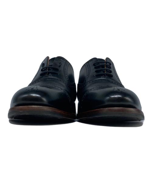 SCOTCH GRAIN（スコッチグレイン）SCOTCH GRAIN (スコッチグレイン) ウィングチップシューズ ブラック サイズ:23.5cmの古着・服飾アイテム