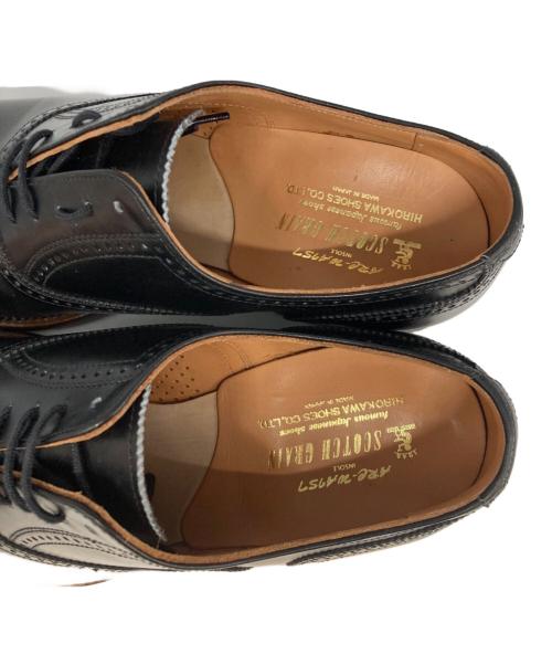 SCOTCH GRAIN（スコッチグレイン）SCOTCH GRAIN (スコッチグレイン) ウィングチップシューズ ブラック サイズ:23.5cmの古着・服飾アイテム
