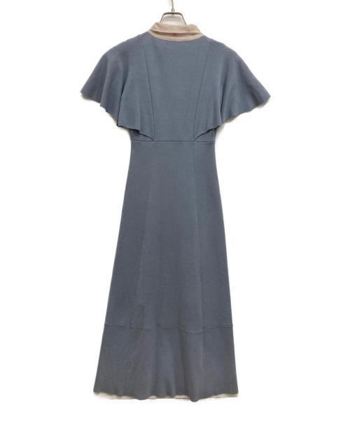 HER LIP TO（ハーリップトゥ）Her lip to (ハーリップトゥ) Butterfly sleeve knit dress スカイブルー サイズ:Mの古着・服飾アイテム