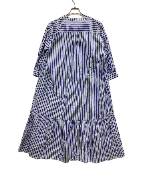 Hug O'War（ハグオーワー）Hug O'War (ハグオーワー) ストライプシャツワンピース ブルー サイズ:1の古着・服飾アイテム