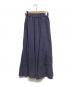 CLOTH&CROSS（クロスアンドクロス）の古着「パウダーシフォンパネルスカート」｜ブルー